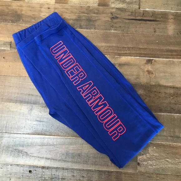 Under Armour Pants - Under Armour cotton blend full length logo legging
